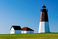 Point Judith Lighthouse in Early Morning